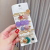 Pearl Hairpin Set Metal Electroplating Women's Side Clip Accessories