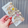 Pearl Hairpin Set Metal Electroplating Women's Side Clip Accessories