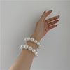 Pearl Hand Knit Hair Rope And Hair Ring Allmatch Women's Hair Accessories