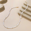 Pearl Handmade Geometric Baroque Princess Style Necklace Jewelry