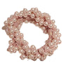 Pearl Handmade Geometric Dualpurpose Hair Ring Bracelet And Head Rope For Women