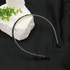 Pearl Handmade Geometric Hair Hoop Electroplated Women's Hair Accessories