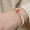 Pearl Handmade Geometric Style Bracelet