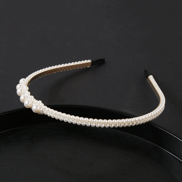 Pearl Handmade Geometric Women's Summer Headband Jewelry