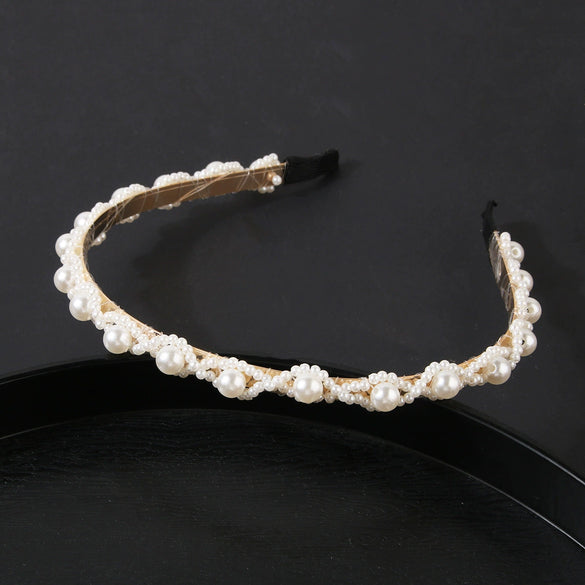 Pearl Handmade Geometric Women's Summer Headband Jewelry