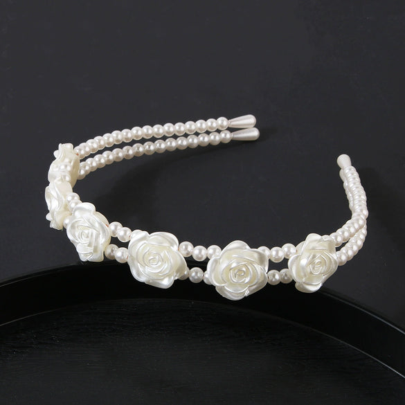 Pearl Handmade Geometric Women's Summer Headband Jewelry