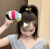 Pearl Handmade Hair Ring Bowknot Hair Accessories For Girls