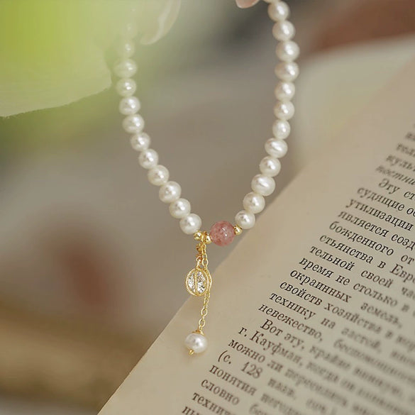 Pearl Heart Shape Bracelet For Girls