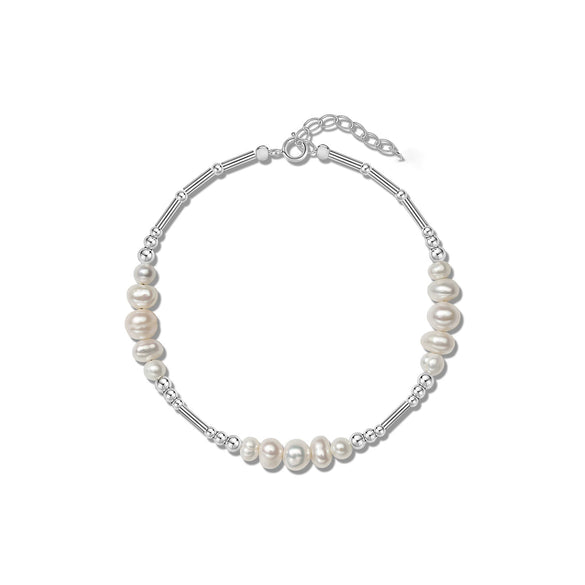 Pearl Heart Shape Bracelet For Girls