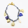 Pearl Heartshaped Pendant Bracelet Electroplating Women's Minimalist Style