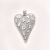 Pearl Heartshaped Pendant Jewelry Accessories Copper Electroplating Baroque Sweet Style