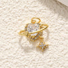 Pearl Heartshaped Pendant Jewelry Accessories Copper Electroplating Baroque Sweet Style
