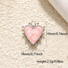 Pearl Heartshaped Pendant Jewelry Accessories Copper Electroplating Baroque Sweet Style