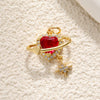 Pearl Heartshaped Pendant Jewelry Accessories Copper Electroplating Baroque Sweet Style
