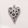 Pearl Heartshaped Pendant Jewelry Accessories Copper Electroplating Baroque Sweet Style