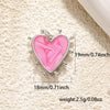 Pearl Heartshaped Pendant Jewelry Accessories Copper Electroplating Baroque Sweet Style