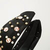 Pearl Inlay Widebrimmed Fabric Women's Hairband