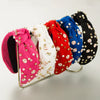 Pearl Inlay Widebrimmed Fabric Women's Hairband