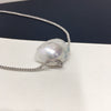 Pearl Jewelry Fishtail Baroque Natural Freshwater Pearl Pendant Cuban Necklace Copper Alien Shape