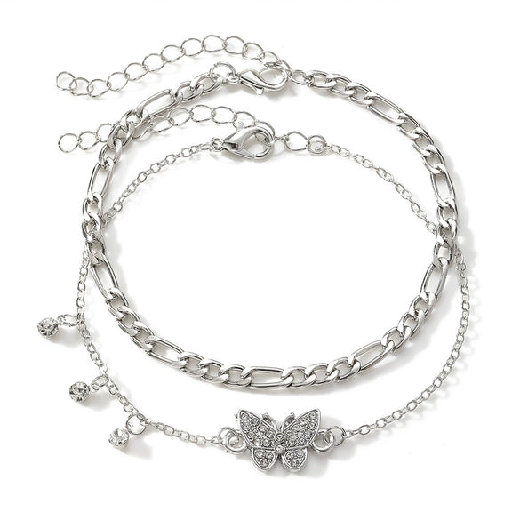 Pearl Jewelry Set Mixed Materials Heart Water Drop Bell Pattern Highend Style Set With Diamonds