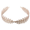 Pearl Leaf Headband Hair Accessories Baroque Electroplating For Women