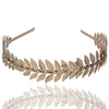 Pearl Leaf Headband Hair Accessories Baroque Electroplating For Women