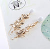 Pearl Minimalist Sweet Flower Long Tassel Golden Orchid Matte Hook Earrings Electroplated
