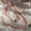Pearl Necklace Copper Freshwater Pearls Baroque Geometric Alien Style