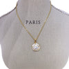 Pearl Necklace Natural Freshwater Pearl Minimalist Flat Round And Bun Round Shape Copper Accessory