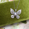 Pearl Necklace Natural Freshwater Pearl Pendant With Copper Accessories And Micro Zircon In Flat Round And Rose Buns Round Shapes