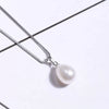 Pearl Necklace S925 Sterling Silver Riceshaped Freshwater Pearl Pendant Melon Clasp