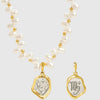 Pearl Necklace Stainless Steel Geometric Constellation Electroplating Women's