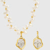 Pearl Necklace Stainless Steel Geometric Constellation Electroplating Women's
