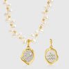 Pearl Necklace Stainless Steel Geometric Constellation Electroplating Women's