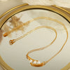 Pearl Necklace 316L Stainless Steel Electroplating Fashion Geometric Women's