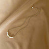 Pearl Necklace Vacuum Electroplated Heart Design Women's Cross Chain