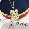 Pearl Pendant Jewelry Natural Freshwater Pearl Multibead Square Flat Round Bun Round Copper Minimalist