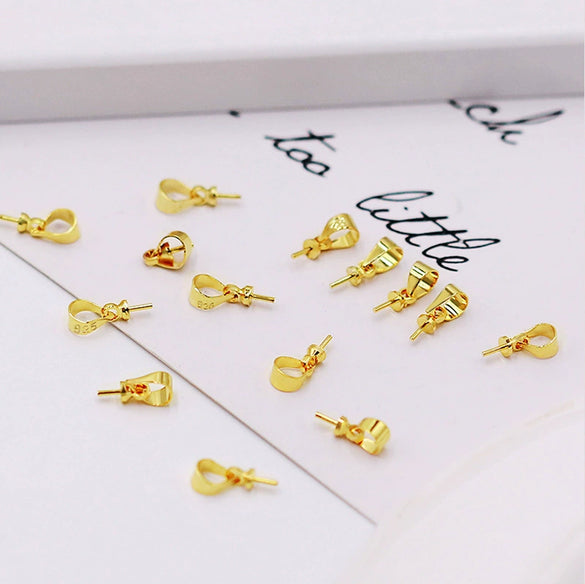 Pearl Pendant Metal Jewelry Accessories Handmade Electroplated
