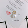 Pearl Rhinestone Metal Electroplated Pendant Crown Bow Earrings Necklace Accessories Handmade