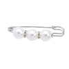 Pearl Rhinestone The Crown Style Electroplating Brooch Pin Unisex Women's