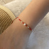 Pearl Rice Bead Handmade Woven Bohemian Bracelet For Women