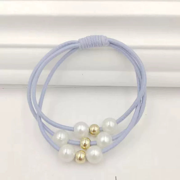Pearl Rubber Band Handmade High Elasticity Hair Tie Headband