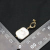 Pearl Stud Earrings Geometric Light Luxury Baroque Electroplating Jewelry