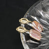Pearl Stud Earrings Geometric Light Luxury Baroque Electroplating Jewelry