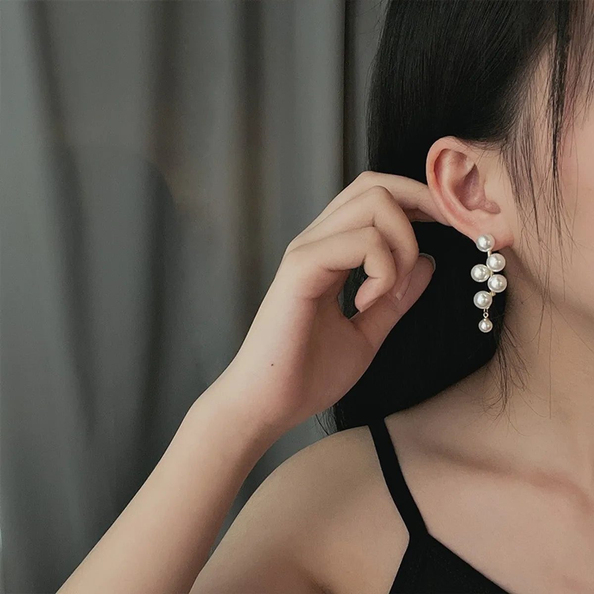 Pearl Tassel Earrings Retro New Fashion Earrings Earrings