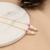 Pearl Women's Long Ear Hooks Geometric Retro Ear Jewelry