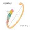 Pearl Zircon Titanium Steel Electroplated Bracelet For Women