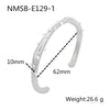 Pearl Zircon Titanium Steel Electroplated Bracelet For Women