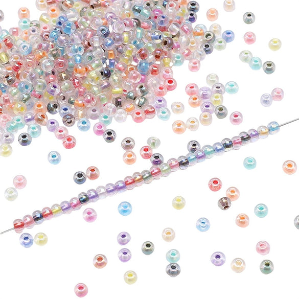 Pearlescent Dye Core Glass Beads Handmade Diy Bracelet Necklace Accessories