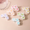 Pearlescent Egg Flower Hair Clip Women's Accessories With Baking Paint Plant Flowers Style
